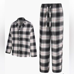NEW SAVAGE X FENTY WOMEN'S FLANNEL FEELS SLEEP 2-PIECE SET size: M